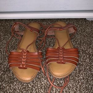 Old navy tie up sandals